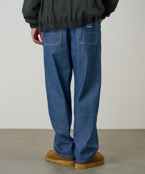 Gramicci(グラミチ)の「JAPANESE CHAMBRAY DOUBLE KNEE|ジャパニーズシャンブレーダブルニー(デニムパンツ・メンズ・ブルー/ネイビー・S/M/XXL/XL/L)」の3枚目の写真