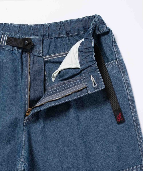 Gramicci(グラミチ)の「JAPANESE CHAMBRAY DOUBLE KNEE|ジャパニーズシャンブレーダブルニー(デニムパンツ・メンズ・ブルー/ネイビー・S/M/XXL/XL/L)」の6枚目の写真