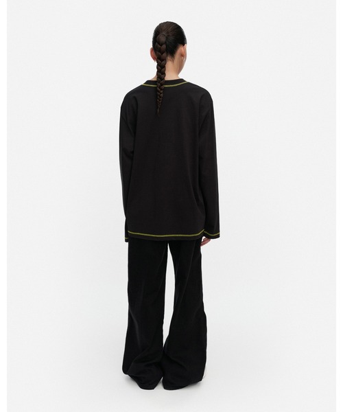 marimekko(マリメッコ)の「【kioski】 Bekka Unikko / shirt(Tシャツ/カットソー・レディース・イエロー・SMALL/LARGE/X-SMALL)」の3枚目の写真