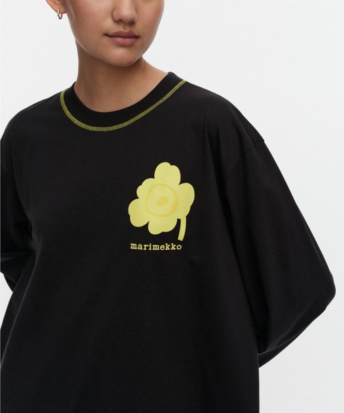 marimekko(マリメッコ)の「【kioski】 Bekka Unikko / shirt(Tシャツ/カットソー・レディース・イエロー・SMALL/LARGE/X-SMALL)」の4枚目の写真