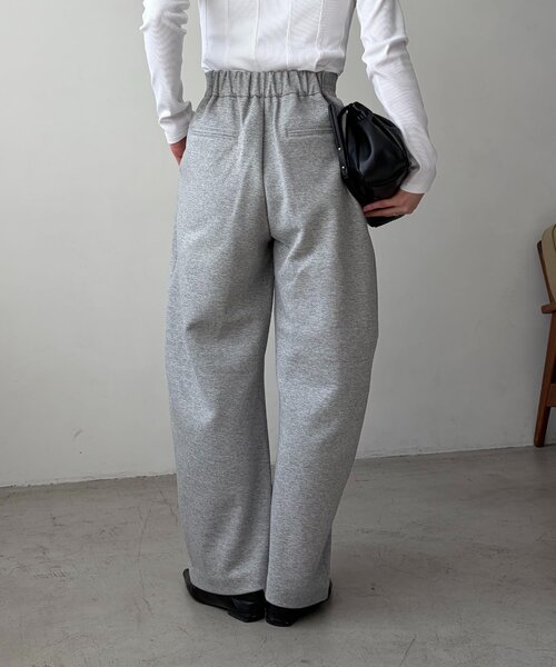 CAPRICIEUX LE'MAGE（カプリシューレマージュ）の「ダンボールカーブパンツ（その他パンツ・レディース・グレー/オフホワイト・36/38）」の11枚目の写真