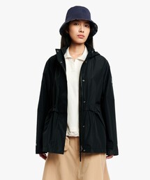 GORE-TEX ゴアテックス 防水 透湿 防風 2レイヤー ミドル丈ジャケット / フード取り外し可