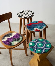 salle de bal（サルデバル）の「【 echino / エチノ  】Chair Pad チェアパッド ざぶとん  WECQF-0046　KOI（ラグ/マット）」