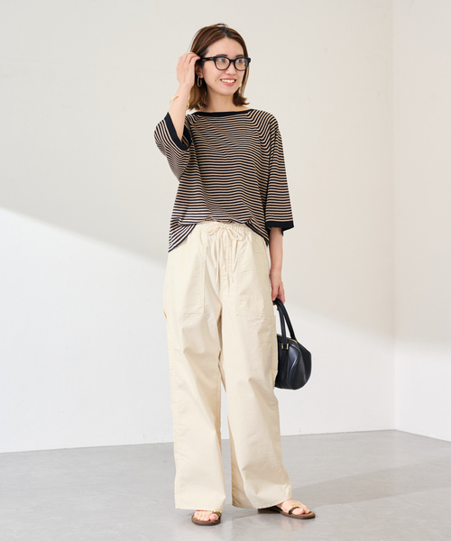 FRAMeWORK（フレームワーク）の「VATDYE OXイージーペインターパンツ（その他パンツ・レディース・オリーブ/アイボリー・40/38/36）」の19枚目の写真