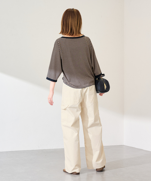 FRAMeWORK（フレームワーク）の「VATDYE OXイージーペインターパンツ（その他パンツ・レディース・オリーブ/アイボリー・40/38/36）」の21枚目の写真