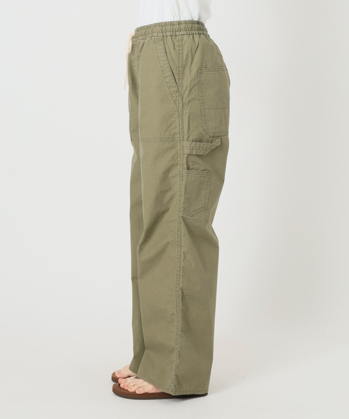 FRAMeWORK（フレームワーク）の「VATDYE OXイージーペインターパンツ（その他パンツ・レディース・オリーブ/アイボリー・40/38/36）」の3枚目の写真