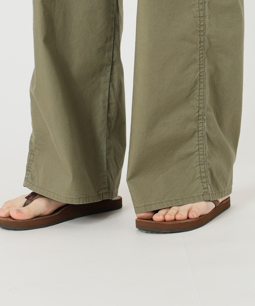 FRAMeWORK（フレームワーク）の「VATDYE OXイージーペインターパンツ（その他パンツ・レディース・オリーブ/アイボリー・40/38/36）」の12枚目の写真