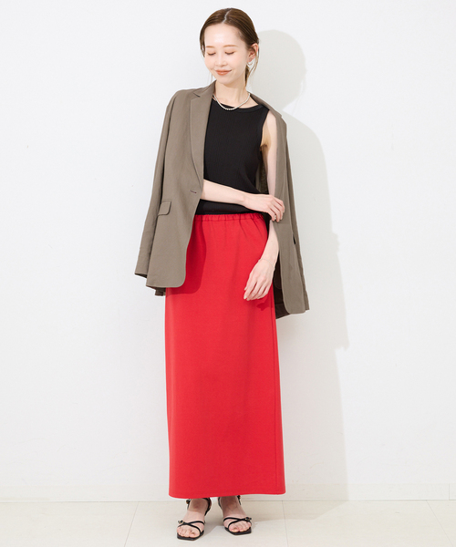 SLOBE IENA(スローブイエナ)の「《36.38サイズ展開》リネンレーヨンシングルテーラードジャケット(テーラードジャケット・レディース・ブラウン/ベージュ・38/36)」の15枚目の写真