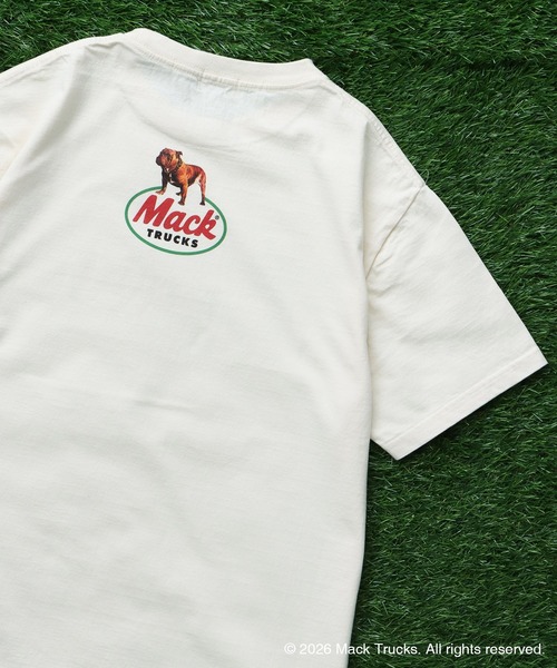 The Endless Summer（エンドレスサマー）の「TES x MACK TRUCKS COLLABORATION TEE Type-B / マックトラックスコラボTシャツ（Tシャツ/カットソー・メンズ・ホワイト/グレー/アイボリー・XX-LARGE/X-LARGE/LARGE/MEDIUM/SMALL）」の6枚目の写真