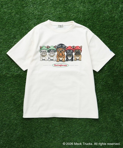 The Endless Summer（エンドレスサマー）の「TES x MACK TRUCKS COLLABORATION TEE Type-B / マックトラックスコラボTシャツ（Tシャツ/カットソー・メンズ・ホワイト/グレー/アイボリー・XX-LARGE/X-LARGE/LARGE/MEDIUM/SMALL）」の7枚目の写真