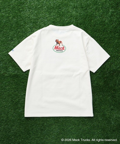 The Endless Summer（エンドレスサマー）の「TES x MACK TRUCKS COLLABORATION TEE Type-B / マックトラックスコラボTシャツ（Tシャツ/カットソー・メンズ・ホワイト/グレー/アイボリー・XX-LARGE/X-LARGE/LARGE/MEDIUM/SMALL）」の8枚目の写真