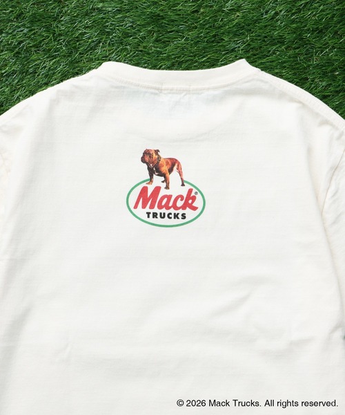 The Endless Summer（エンドレスサマー）の「TES x MACK TRUCKS COLLABORATION TEE Type-B / マックトラックスコラボTシャツ（Tシャツ/カットソー・メンズ・ホワイト/グレー/アイボリー・XX-LARGE/X-LARGE/LARGE/MEDIUM/SMALL）」の10枚目の写真