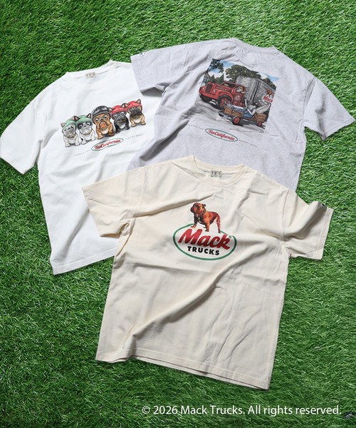 The Endless Summer（エンドレスサマー）の「TES x MACK TRUCKS COLLABORATION TEE Type-B / マックトラックスコラボTシャツ（Tシャツ/カットソー・メンズ・ホワイト/グレー/アイボリー・XX-LARGE/X-LARGE/LARGE/MEDIUM/SMALL）」の11枚目の写真