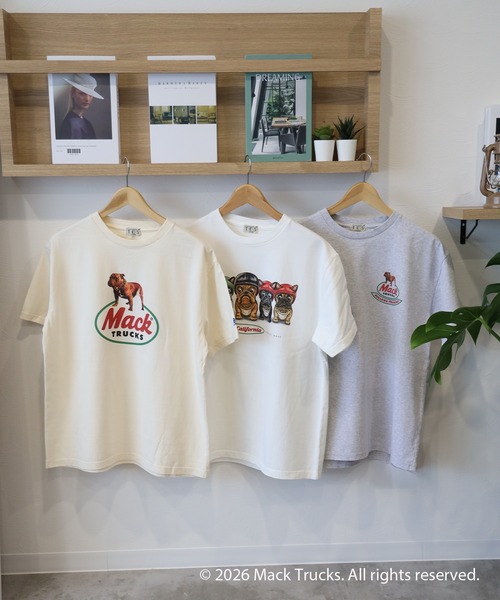 The Endless Summer（エンドレスサマー）の「TES x MACK TRUCKS COLLABORATION TEE Type-B / マックトラックスコラボTシャツ（Tシャツ/カットソー・メンズ・ホワイト/グレー/アイボリー・XX-LARGE/X-LARGE/LARGE/MEDIUM/SMALL）」の12枚目の写真