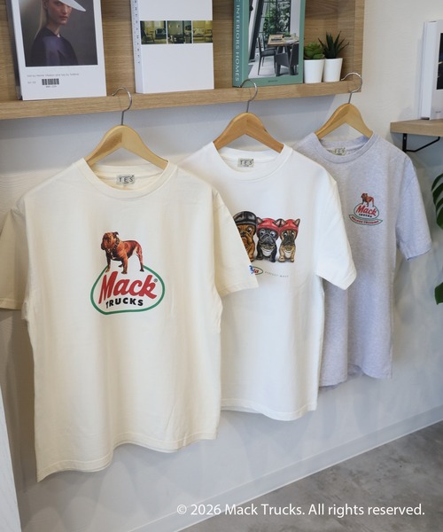 The Endless Summer（エンドレスサマー）の「TES x MACK TRUCKS COLLABORATION TEE Type-B / マックトラックスコラボTシャツ（Tシャツ/カットソー・メンズ・ホワイト/グレー/アイボリー・XX-LARGE/X-LARGE/LARGE/MEDIUM/SMALL）」の13枚目の写真