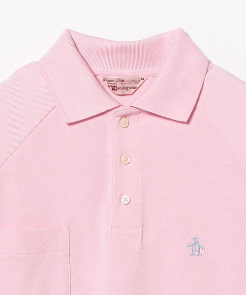 BEAMS PLUS(ビームスプラス)の「【別注】Munsingwear / Golf Polo Shirt(ポロシャツ・メンズ・ベージュ/イエロー系その他5/ブルー/レッド・LARGE/SMALL/MEDIUM)」の9枚目の写真