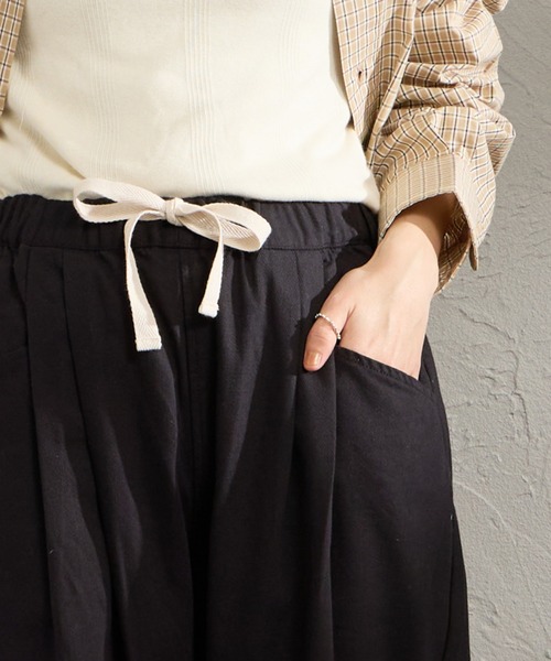 DANTON（ダントン）の「[DANTON/ダントン] チノクロス ルーズタックパンツ（その他パンツ・レディース・キナリ/ブラック・36）」の20枚目の写真