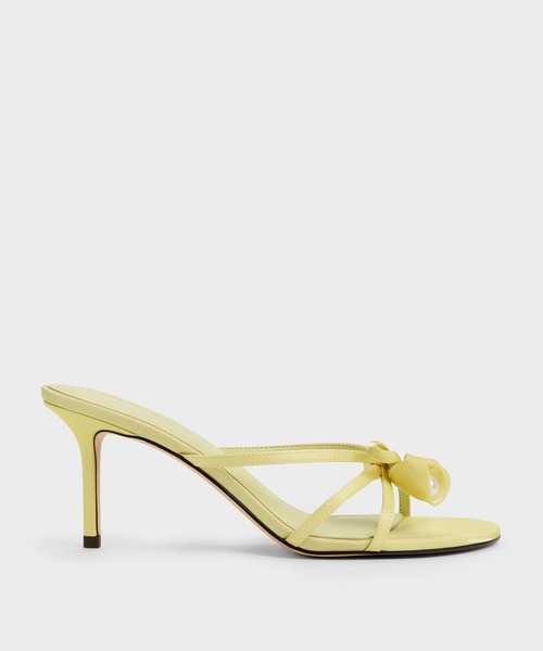 CHARLES & KEITH（チャールズ & キース）の「ボウ フラワー ヒールミュール（サンダル・レディース・ライトグリーン/ホワイト・23cm/22.5cm/25cm/24.5cm/23.5cm）」の12枚目の写真