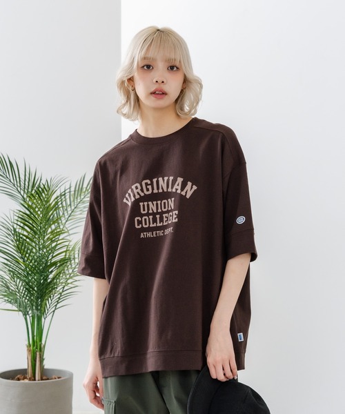DISCUS(ディスカス)の「【DISCUS/ディスカス】【トレンドのカレッジロゴ】ヘビーウェイトTシャツ ルーズシルエット 古着MIX(Tシャツ/カットソー・レディース・ラベンダー/オフホワイト/ブルー/イエロー/スミクロ/ブラウン・LARGE/MEDIUM)」の21枚目の写真