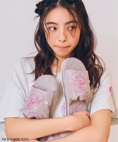 Casselini（キャセリーニ）の「Casselini HOME(キャセリーニ ホーム)【Care Bears[TM]】ルームシューズ（ルームシューズ/スリッパ・レディース・グレー/ピンク/ミント・FREE）」の21枚目の写真