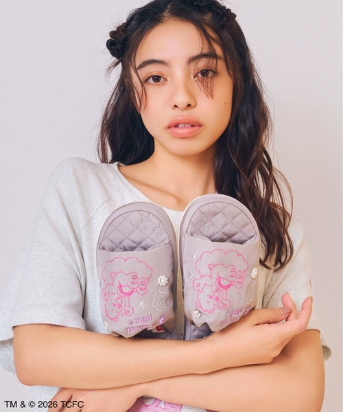 Casselini（キャセリーニ）の「Casselini HOME(キャセリーニ ホーム)【Care Bears[TM]】ルームシューズ（ルームシューズ/スリッパ・レディース・グレー/ピンク/ミント・FREE）」の22枚目の写真