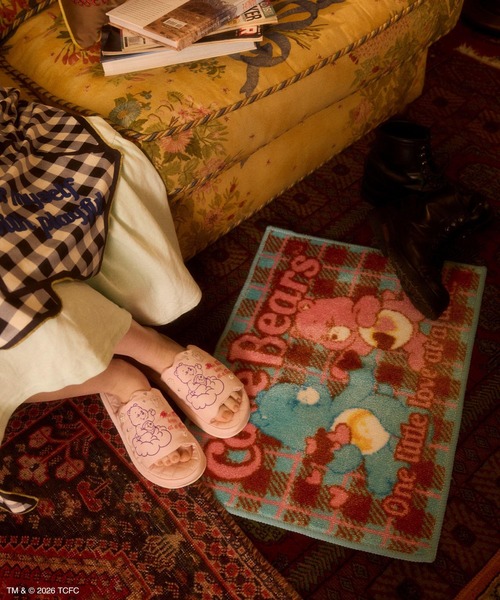 Casselini（キャセリーニ）の「Casselini HOME(キャセリーニ ホーム)【Care Bears[TM]】ルームシューズ（ルームシューズ/スリッパ・レディース・グレー/ピンク/ミント・FREE）」の10枚目の写真