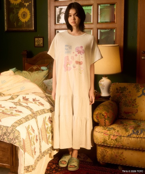 Casselini（キャセリーニ）の「Casselini HOME(キャセリーニ ホーム)【Care Bears[TM]】ルームシューズ（ルームシューズ/スリッパ・レディース・グレー/ピンク/ミント・FREE）」の12枚目の写真