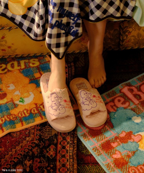 Casselini（キャセリーニ）の「Casselini HOME(キャセリーニ ホーム)【Care Bears[TM]】ルームシューズ（ルームシューズ/スリッパ・レディース・グレー/ピンク/ミント・FREE）」の13枚目の写真