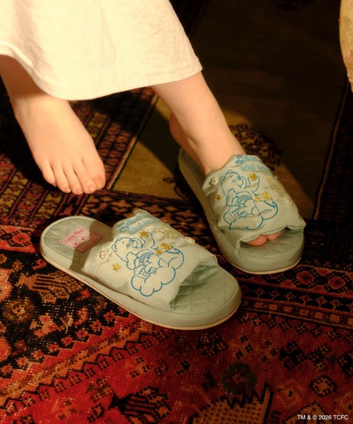 Casselini（キャセリーニ）の「Casselini HOME(キャセリーニ ホーム)【Care Bears[TM]】ルームシューズ（ルームシューズ/スリッパ・レディース・グレー/ピンク/ミント・FREE）」の19枚目の写真