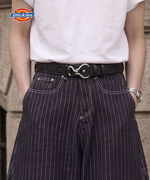 Dickies/ディッキーズ】フックバックルPU合皮ベルト/シンプル（ベルト