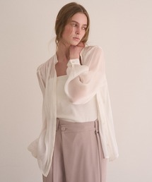 MIELI INVARIANT | Sheer Washer Blouse(シャツ/ブラウス)