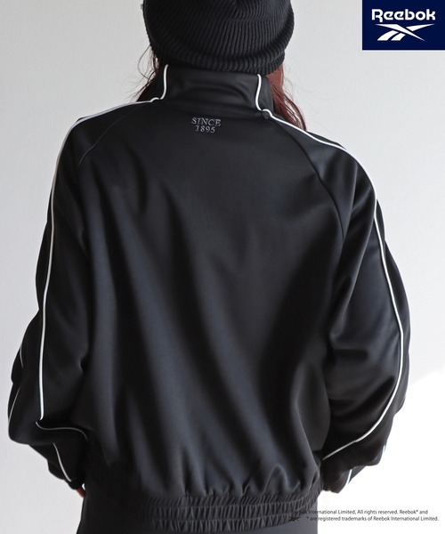 COURO(コウロ)の「【Reebok/リーボック】 別注 ダンボールニットダブルジップトラックジャケット(ブルゾン・レディース・杢グレー/オフホワイト/ブラック・FREE)」の10枚目の写真