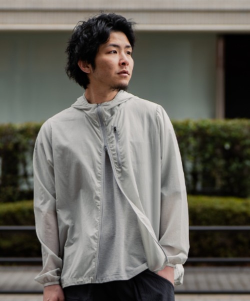 Foxfire(フォックスファイヤー)の「FISHDOMシェルジャケット(ナイロンジャケット・メンズ・グレー/ライトグレー/ブラック・S/M/L)」の10枚目の写真