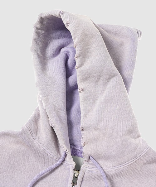 BOW WOW(バウワウ)の「ZIP HOODIE AGED(パーカー・メンズ・パープル・L/XL)」の3枚目の写真