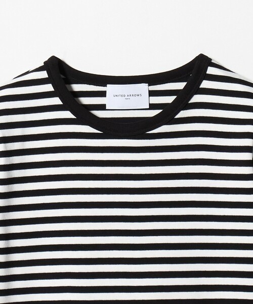 UNITED ARROWS（ユナイテッドアローズ）の「コットン フライス Tシャツ（Tシャツ/カットソー・レディース・ダークブラウン/ホワイト/ライトピンク/その他1・FREE）」の8枚目の写真