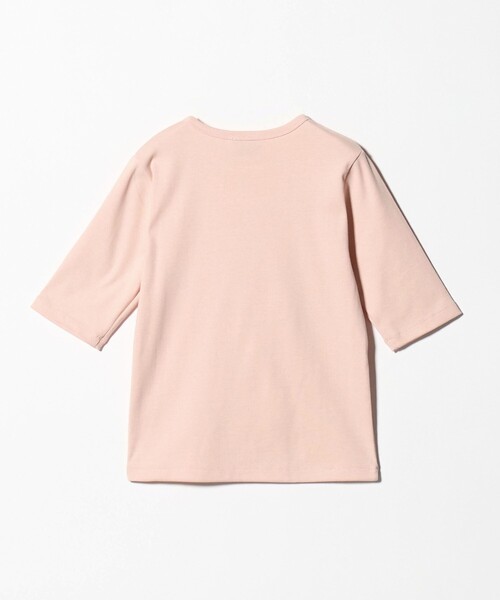 UNITED ARROWS(ユナイテッドアローズ)の「5分袖 コットン フライス Tシャツ(Tシャツ/カットソー・レディース・ダークブラウン/ホワイト/ライトピンク/その他1・FREE)」の19枚目の写真