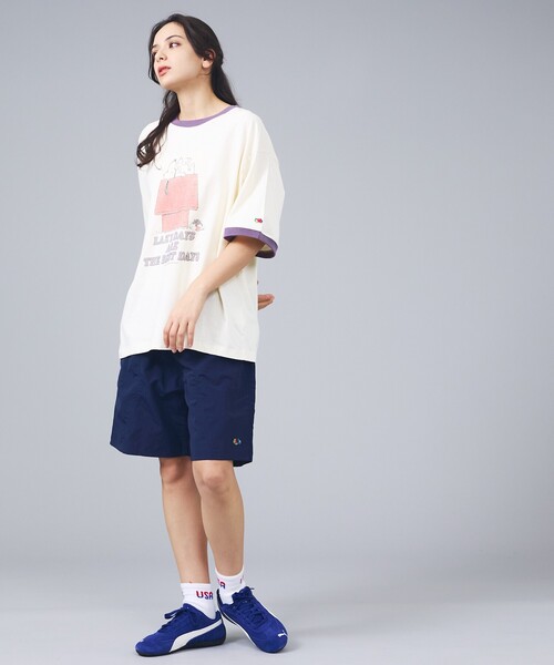 FRUIT OF THE LOOM(フルーツオブザルーム)の「【FRUIT OF THE LOOM/フルーツ・オブ・ザ・ルーム】BAGGY SHORTS/バギーショーツ/ショートパンツ/ユニセックス(その他パンツ・メンズ・チャコールグレー/ブラック/ネイビー・L/XL)」の7枚目の写真