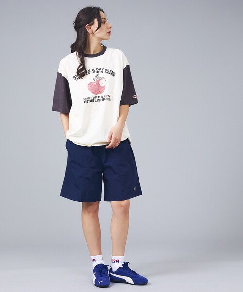 FRUIT OF THE LOOM(フルーツオブザルーム)の「【FRUIT OF THE LOOM/フルーツ・オブ・ザ・ルーム】BAGGY SHORTS/バギーショーツ/ショートパンツ/ユニセックス(その他パンツ・メンズ・チャコールグレー/ブラック/ネイビー・L/XL)」の6枚目の写真