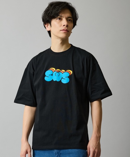 En serio TOKYO(エンソリオトーキョー)の「【SIDEWAYSTANCE】RYBロゴ半袖Tシャツ 70710(Tシャツ/カットソー・メンズ・ブラック/カーキ・SMALL/MEDIUM)」の1枚目の写真