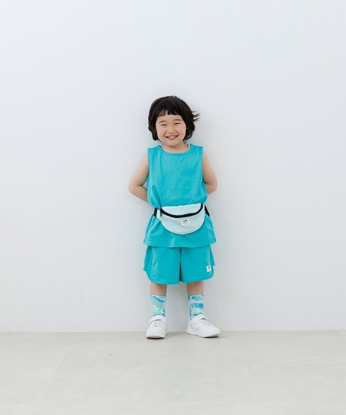 LOWRYS FARM(ローリーズファーム)の「カットSETUP 664980(セットアップ・キッズ・オレンジ/エメラルドブルー・120cm/110cm/150cm/140cm/130cm)」の13枚目の写真