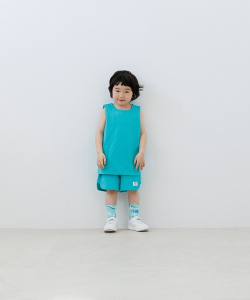 LOWRYS FARM(ローリーズファーム)の「カットSETUP 664980(セットアップ・キッズ・オレンジ/エメラルドブルー・120cm/110cm/150cm/140cm/130cm)」の12枚目の写真