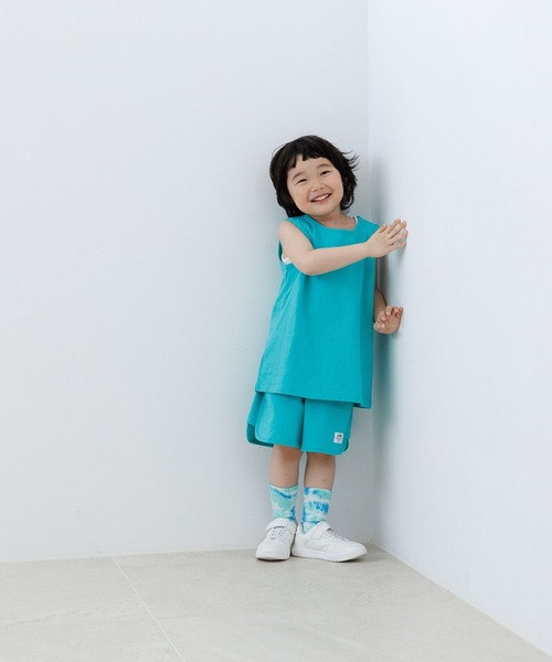 LOWRYS FARM(ローリーズファーム)の「カットSETUP 664980(セットアップ・キッズ・オレンジ/エメラルドブルー・120cm/110cm/150cm/140cm/130cm)」の11枚目の写真