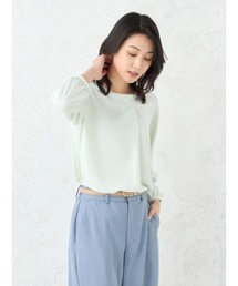 フロントアシメタック 9分袖ブラウス UVカット【SOFFICE】BEAUTYBEIL