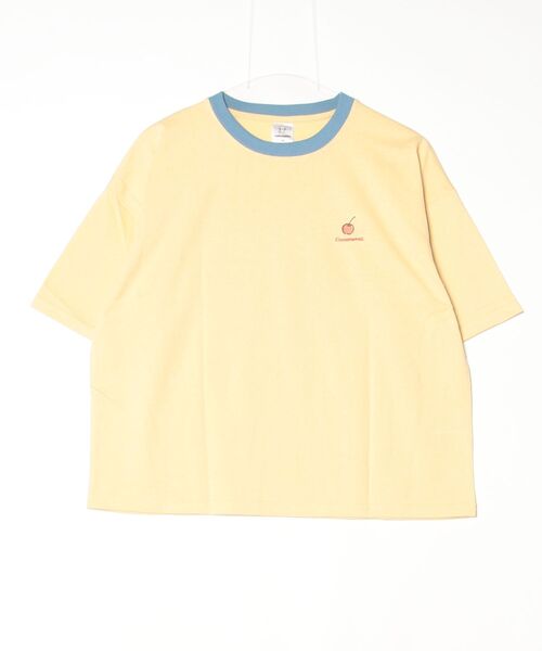 sanrio(サンリオ)の「【SANRIO/サンリオ】キャラクタープリント 半袖リンガーTシャツ(WIDEシルエット)(Tシャツ/カットソー・レディース・イエロー/オートミール/スミクロ/オフホワイト・LARGE/MEDIUM)」の8枚目の写真