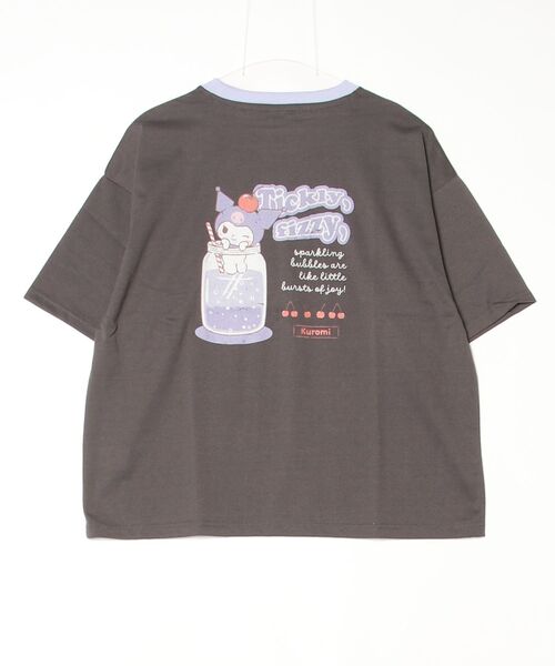 sanrio(サンリオ)の「【SANRIO/サンリオ】キャラクタープリント 半袖リンガーTシャツ(WIDEシルエット)(Tシャツ/カットソー・レディース・イエロー/オートミール/スミクロ/オフホワイト・LARGE/MEDIUM)」の10枚目の写真