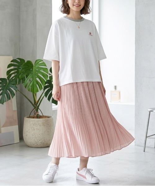 sanrio(サンリオ)の「【SANRIO/サンリオ】キャラクタープリント 半袖リンガーTシャツ(WIDEシルエット)(Tシャツ/カットソー・レディース・イエロー/オートミール/スミクロ/オフホワイト・LARGE/MEDIUM)」の17枚目の写真