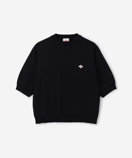 DANTON(ダントン)の「DANTON | 半袖クルーネックニット WOMEN(ニット/セーター・レディース・レッド/グレー/ブラック/ライトブルー・36)」の16枚目の写真