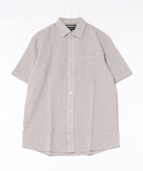 G-STAR（ジースター）の「One Pocket Regular Shirt/ワンポケットレギュラーストライプシャツ（シャツ/ブラウス・メンズ・グリーン系その他/ブルー系その他・X-LARGE/X-SMALL/LARGE/MEDIUM/SMALL）」の2枚目の写真