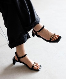 Bonjour Sagan | ゴールドバーサンダル(サンダル)