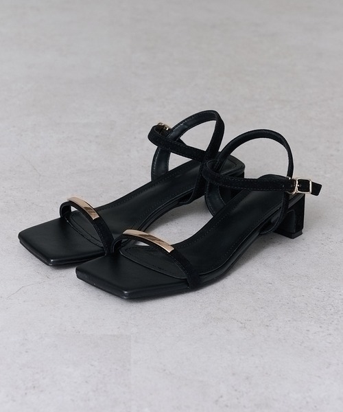 Bonjour Sagan(ボンジュールサガン)の「ゴールドバーサンダル(サンダル・レディース・ベージュ/ブラック・L/M/S)」の8枚目の写真